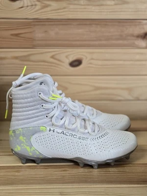 Under Armour Lacrosse / Football Cleats White 3028699-100 Boy's Size 3Y - Image 1 of 4