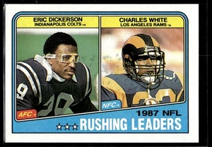 Topps 1988 Topps Eric Dickerson / Charles White LA Rams - Picture 1 of 2