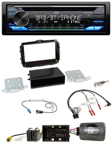 JVC Bluetooth Lenkrad USB DAB CD Autoradio für Alfa Giulietta 13-21 piano-schwar - Bild 1 von 11