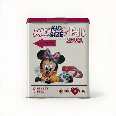 Disney Mickey Mouse and Pals Vintage Band Aid Tin Walt Disney Collectible - Image 1 of 4