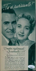 Jane Powell Actress Signed 5x9.5 Cut Magazine Page JSA Authenticated - Picture 1 of 2