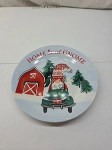 "Plato de ensalada de postre de Navidad de 8"" Royal Norfolk Gnomo porcelana-hogar/vacaciones" - Imagen 1 de 5