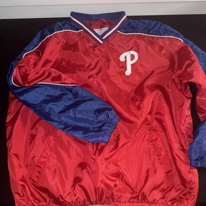 Phillies Windbreaker (Men's XXL)- MLB Genuine Merchandise / G-III Sports - Picture 1 of 5