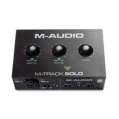 M-AUDIO M-Track Solo – USB Audio Interface for Recording, Streaming and - Image 1 of 4