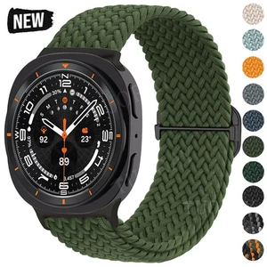 Correa deportiva de nailon trenzada para reloj Samsung Galaxy 8/8 clásico 40/44/46 mm - Imagen 1 de 31