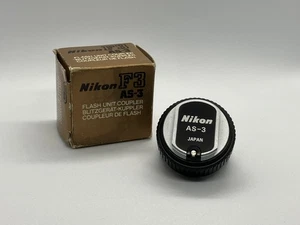 [ MINT w/ Box ] Nikon AS-3 Flash Unit Hot Shoe Coupler For F3 From JAPAN - Picture 1 of 8