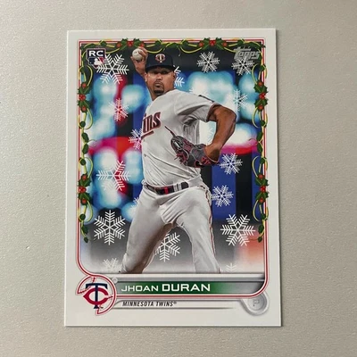 2022 Topps Holiday #HW195 Jhoan Duran RC - Image 1 of 2