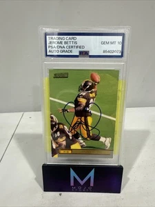 Jerome Bettis 2001 Topps Stadium Club PSA Auto Grade 10 - Picture 1 of 1