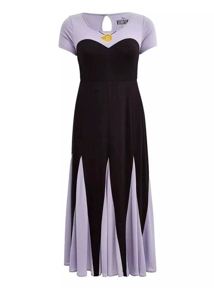 Nuevo con etiquetas Nuevo Maxi Vestido Torrid Disney Sirenita Villana Úrsula Talla 6 6X Foto 1 de 4