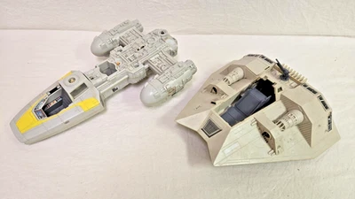 Juguetes Kenner Y-Wing y Snowspeeder 1983 Star Wars, incompletos, piezas funcionales Foto 1 de 4