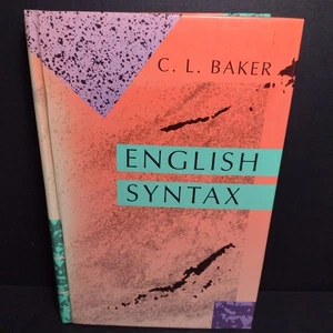 English Syntax by C. L. Baker - 1989 Hardcover - Language Studies - Picture 1 of 15