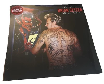 Brian Setzer : The Devil Always Collects . Red vinyl album Rockabilly Stray Cats - Image 1 of 2