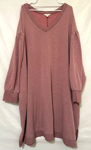 Terra & Sky Damen 4X (28W-30W) hellrosa Pullover Kleid Sweatshirt Polyester - Bild 1 von 10