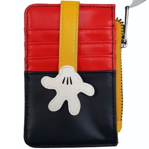 Disneyland París Mickey Mouse Cartera Monedero Portatarjetas de Dinero 13 cm Parques Disney - Imagen 1 de 11