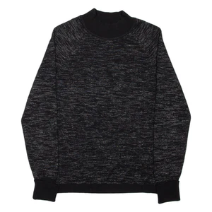 LULULEMON Damen Pullover schwarz hochgeschlossen eng Strick M - Bild 1 von 6