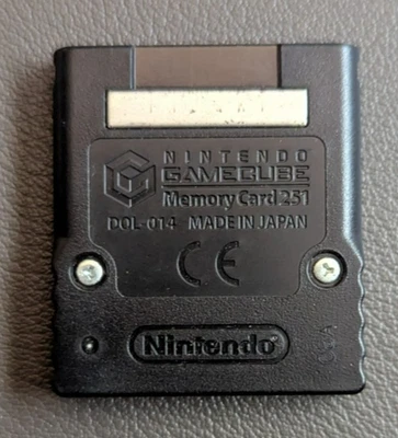 Gamecube Memory Card 251 Block OEM Nintendo TESTED & WORKING - Image 1 of 3