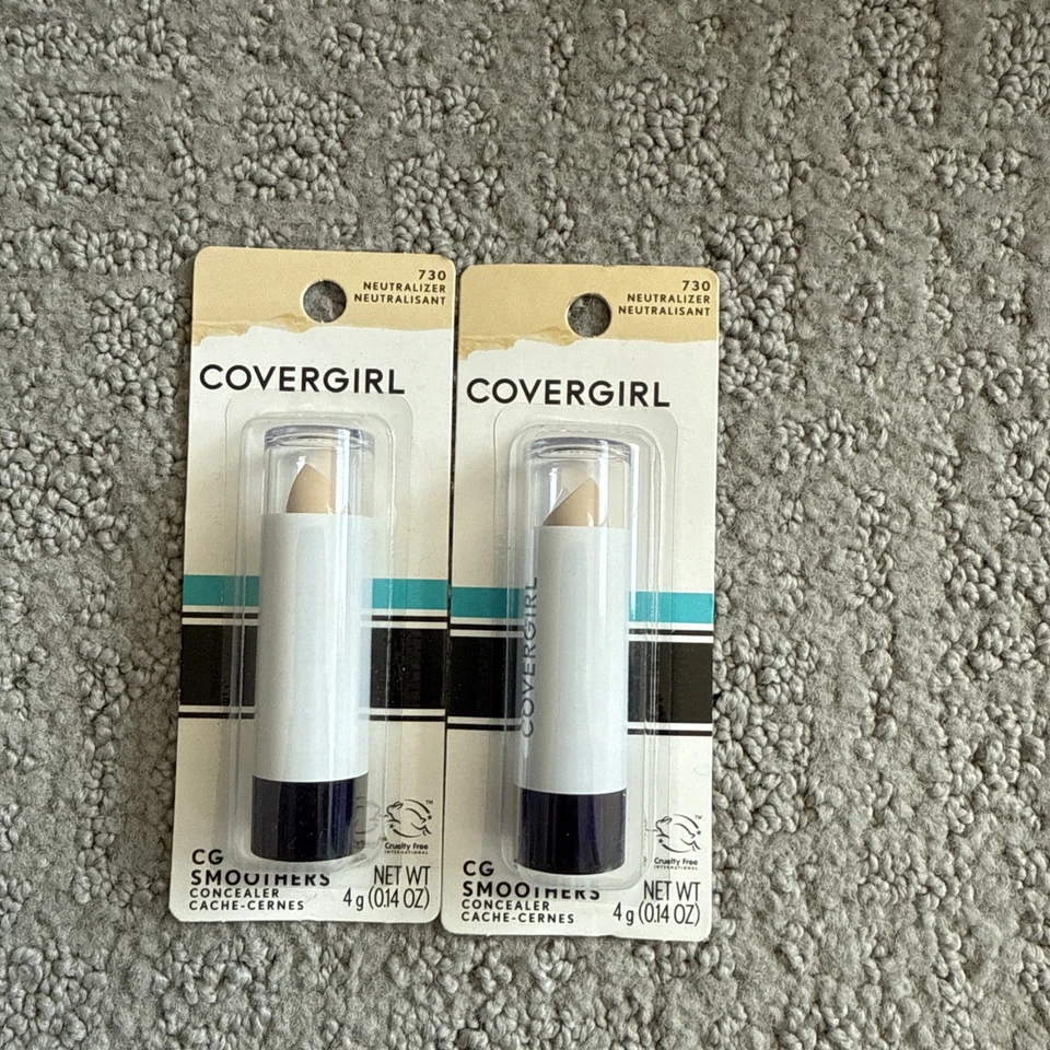 2 Pack CoverGirl CG Smoothers Concealer, Neutralizer 730, 0.14  CG. Sealed - Image 1 of 1