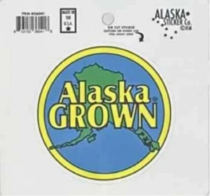 Alaska Grown Vinyl Die-Cut Decal Sticker - Picture 1 of 1