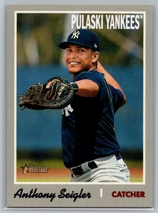 Anthony Seigler 2019 Topps Heritage Minor League BASEBALL #167 Pulaski Yankees - Picture 1 of 2