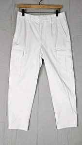 Zara Women’s Wide Leg Cargo Hose Damen Eisweiß Größe M Y2K Look - Bild 1 von 8