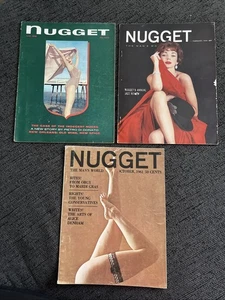 Nugget Magazine Lot Of 3 - Picture 1 of 2