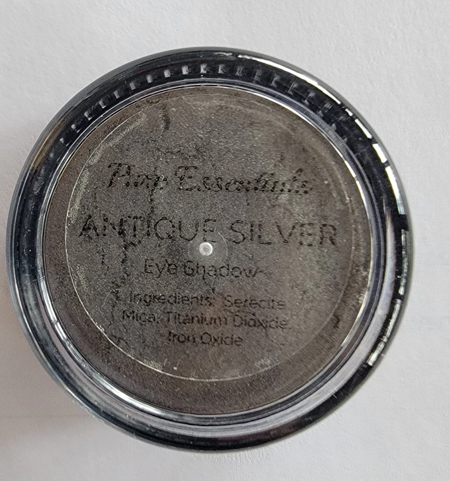 PURE ESSENTIALS BARE EYE SHADOW  MINERALS - ANTIQUE SILVER- 10G Sifter Jar - Image 1 of 4
