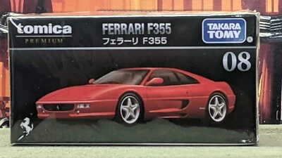 TOMICA PREMIUM #08 FERRARI F355 ESCALA 1/62 NUEVO EN CAJA ¡¡STOCK EE. UU.!!! Foto 1 de 4