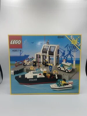 LEGO 6540 Town Harbor Nautica Pier Police Primera Edición Caja Amarilla Sellada 1991 Foto 1 de 4