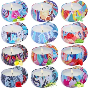 TTRWIN Scented Candles Gift Set,12 Pcs Relaxing Aromatherapy Scented Candles Cle - Picture 1 of 8