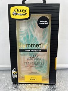 NEW OtterBox Symmetry Series Clear Graphics Case for iPhone X & Xs - Easy Breezy