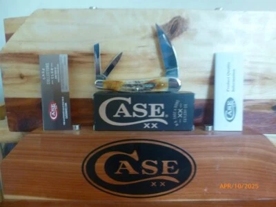 Case XX Seahorse Whittler Folding Knife 6.5 Bonestag Jigged CA65347 (FVS031900) - Image 1 of 4