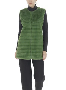 EMME MARELLA YALE DAMEN PELZÄRMEL 54560319 003 GRÜN ORIGINAL AI 2022 - Bild 1 von 4