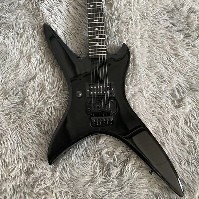 BC Rich Stealth Electric Guitar Black FR Bridge Basswood Body Solid Body CHG - Image 1 of 4