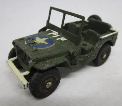 AW668 DINKY TOYS MECCANO JEEP HOTCHKISS WILLYS WW2 REF 80B A RESTAURER - Photo 1/4