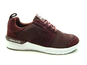Supra WOMEN'S Scissors BURGUNDY WHITE 98027-650 SHOES - Picture 1 of 8