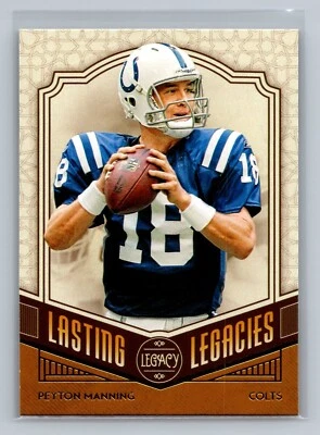 2020 Panini Legacy LASTING LEGACIES Insert Card #PMA of PEYTON MANNING - Colts - Image 1 of 2