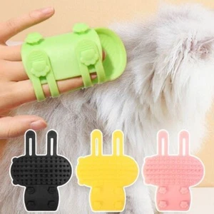 Kitten Hair Removal Brush Cats Scratching Massager Pet Scratcher Bath Brush - Picture 1 of 15