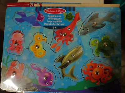 Touch and Feel Puzzle Holz Peek-a-Boo Haustiere - Melissa & Doug