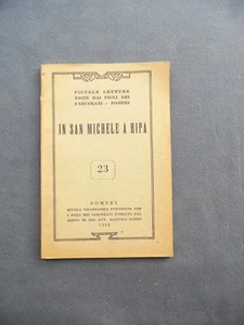PICCOLE LETTURE EDITE FIGLI CARCERATI-IN SAN MICHELE A RIPA-POMPEI 1952....... - Picture 1 of 1