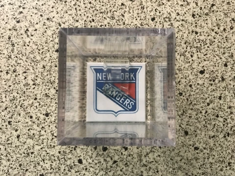 New York Rangers Custom NHL Stanley Cup Champions Hockey Ring Display Case Cover