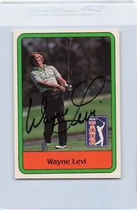 1981 Donruss Golf #32 Wayne Levi Signed Auto *J8261 - Picture 1 of 2