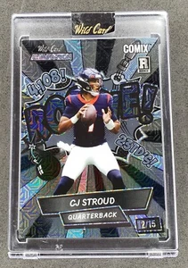 Wild Card Alumination Comix Black Label 2023 ACGR2-CS2 C.J. Stroud 12/15 Texans - Imagen 1 de 2