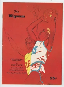Nov 3, 1956 Philadelphia Warriors vs Fort Wayne at Phila Convention Hall - Picture 1 of 4