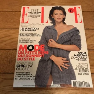 ELLE France Fashion Magazine November 2009 Sophie Marceau Cover - Picture 1 of 9