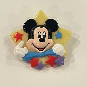 Vintage Avon Disney Mickey Mouse Plastic Pin Stars 1989 - Picture 1 of 4