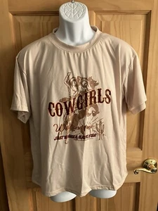 SHEIN Women’s S Cowgirls Wild and Free Graphic Print T-Shirt - Picture 1 of 6