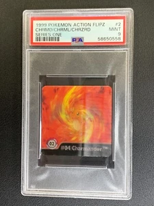 PSA 9 MINT Charmander Charmeleon Charizard #2 Action Flipz Pokemon 1991 Series 1 - Picture 1 of 2