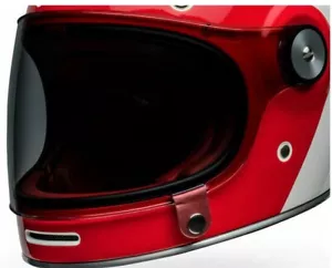 Bell Bullitt Flat Smoke Visor, Dark Red Tab - P401-FS-JH Motorcycle Helmet Visor - Picture 1 of 2