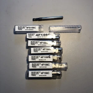 .156 Carbide End Mill 4 Flute Coated 2” OAL - Picture 1 of 2