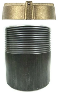 (Ships Fast) 2" x 2" Steel Weld-In Filler Neck Brass Diesel Fuel Tank Vented Cap - Bild 1 von 5